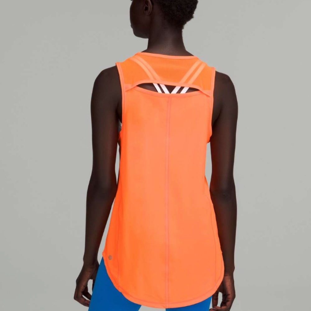 Lululemon Sculpt Tank Top - Sz 10 Highlight Orange